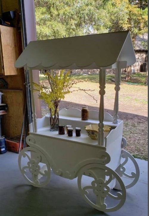 Custom Painted Candy Cart